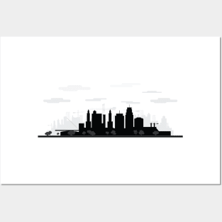 Kansas City Skyline Posters and Art